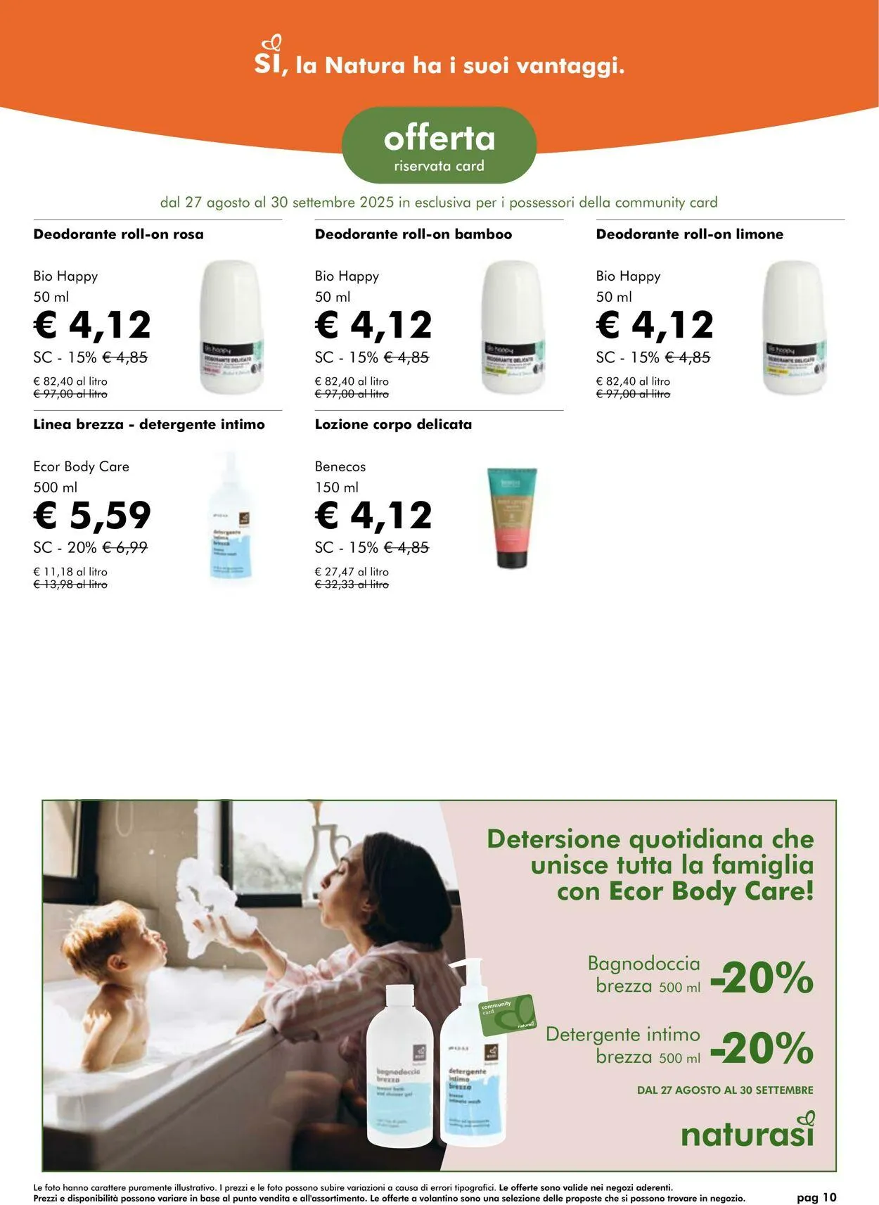Natura Sì Volantino attuale da 25 settembre a 9 ottobre di 2025 - Pagina del volantino 10