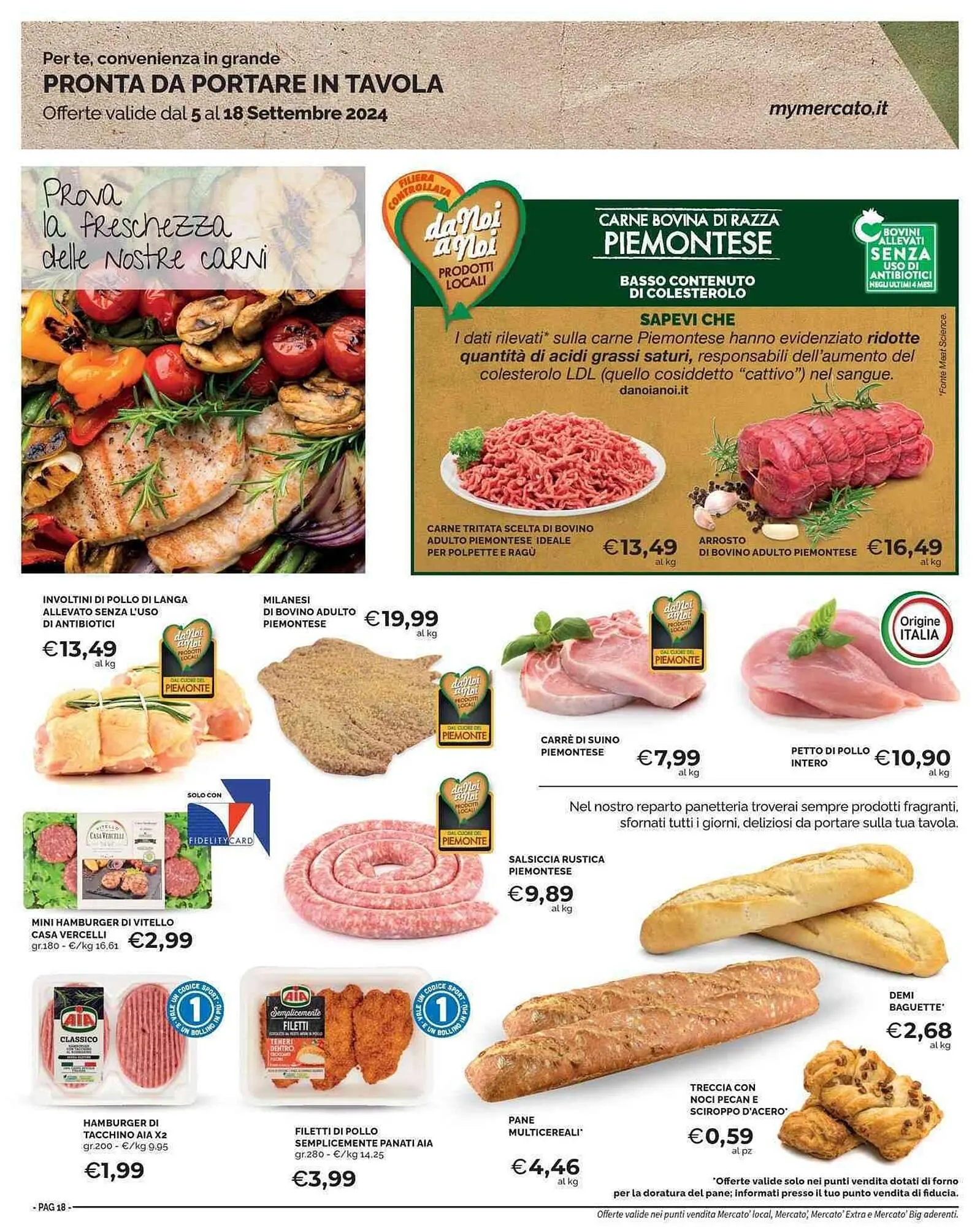 Volantino Mercatò Big da 5 settembre a 18 settembre di 2024 - Pagina del volantino 18