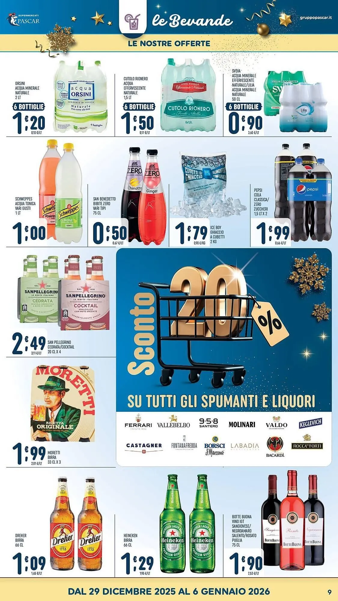 Volantino Gruppo Pascar da 29 dicembre a 6 gennaio di 2026 - Pagina del volantino 9