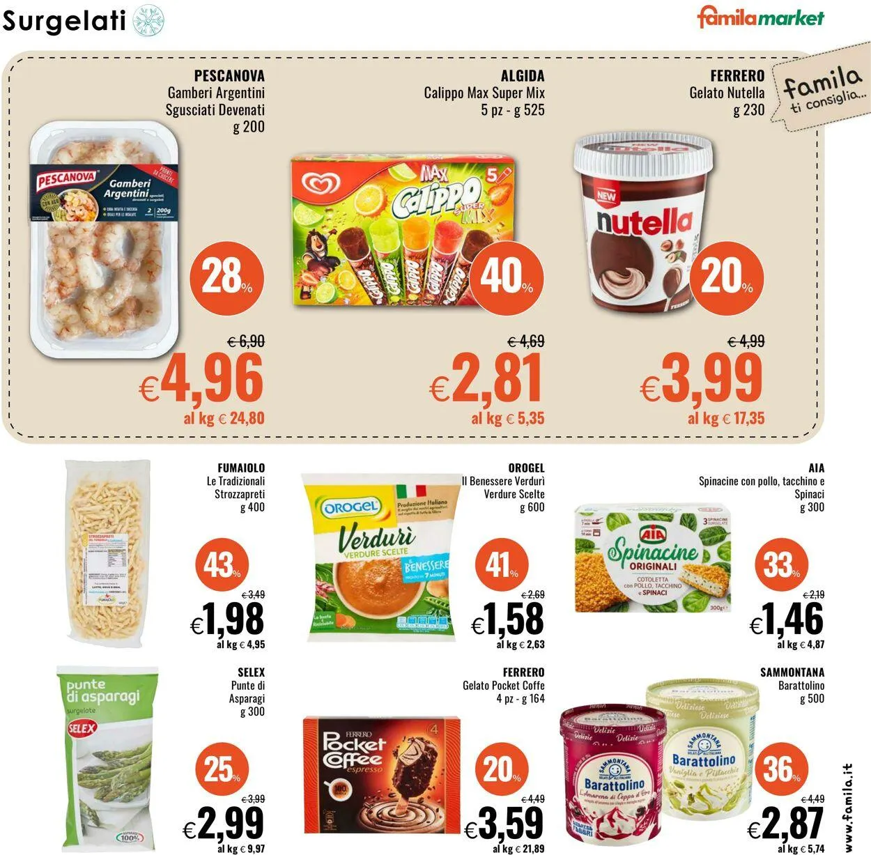 Famila Volantino attuale da 17 luglio a 30 luglio di 2025 - Pagina del volantino 7