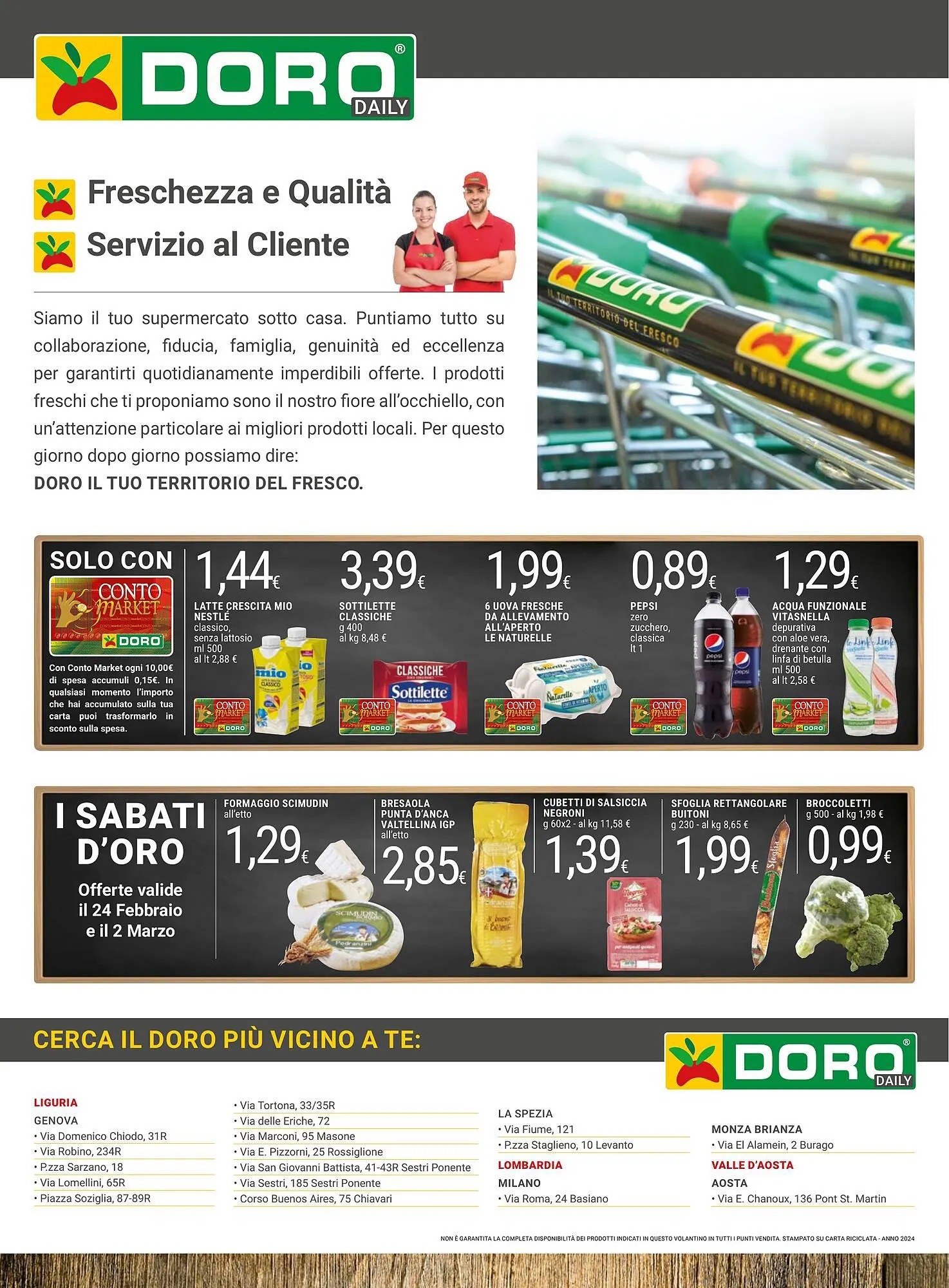 Volantino Doro Daily da 20 febbraio a 3 marzo di 2024 - Pagina del volantino 8