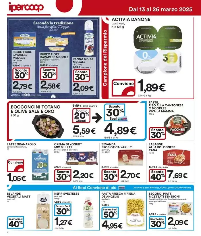 Sconti 30% - 40% - 50% da 13 marzo a 26 marzo di 2025 - Pagina del volantino 12