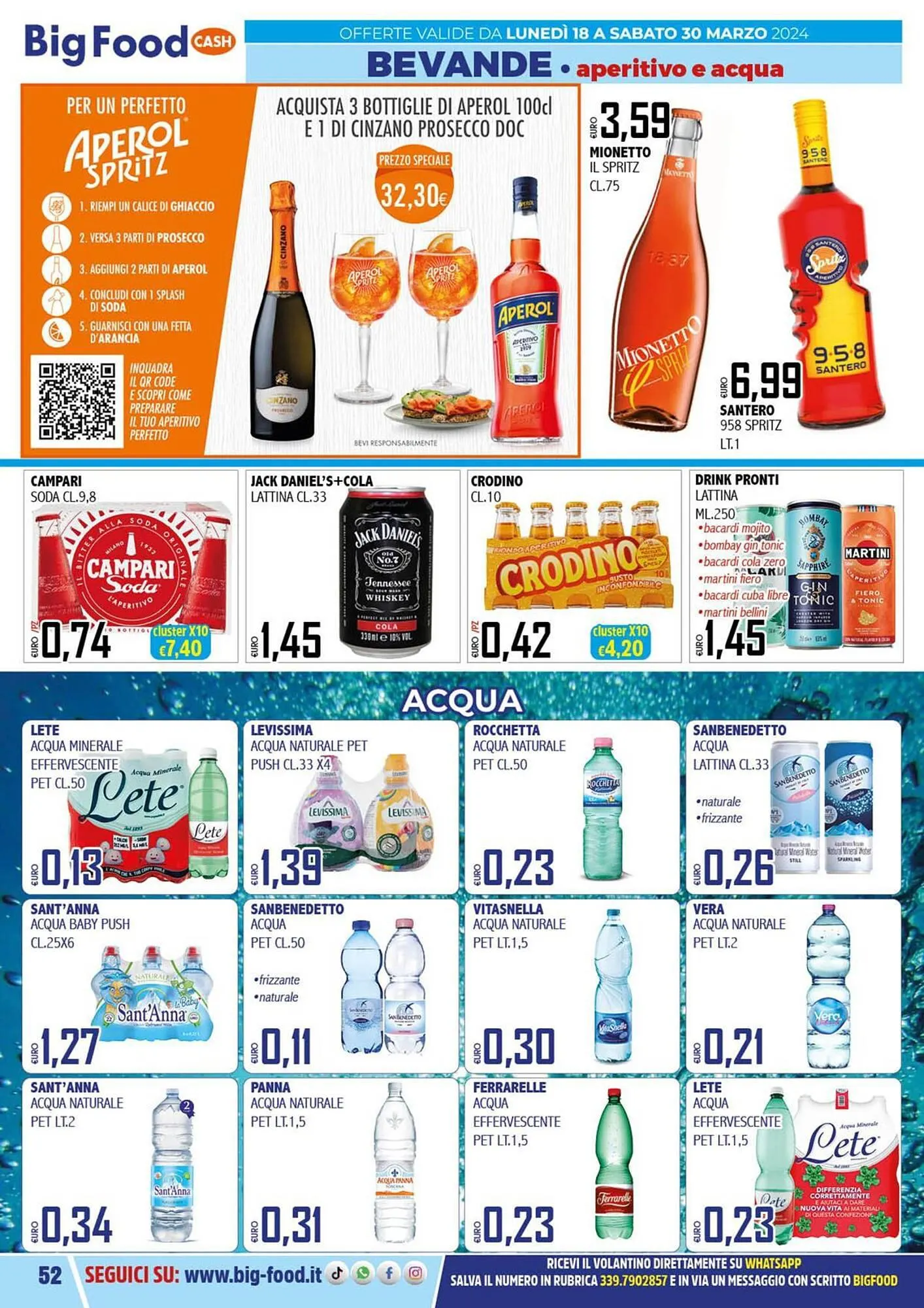 Volantino Big Food da 18 marzo a 30 marzo di 2024 - Pagina del volantino 52