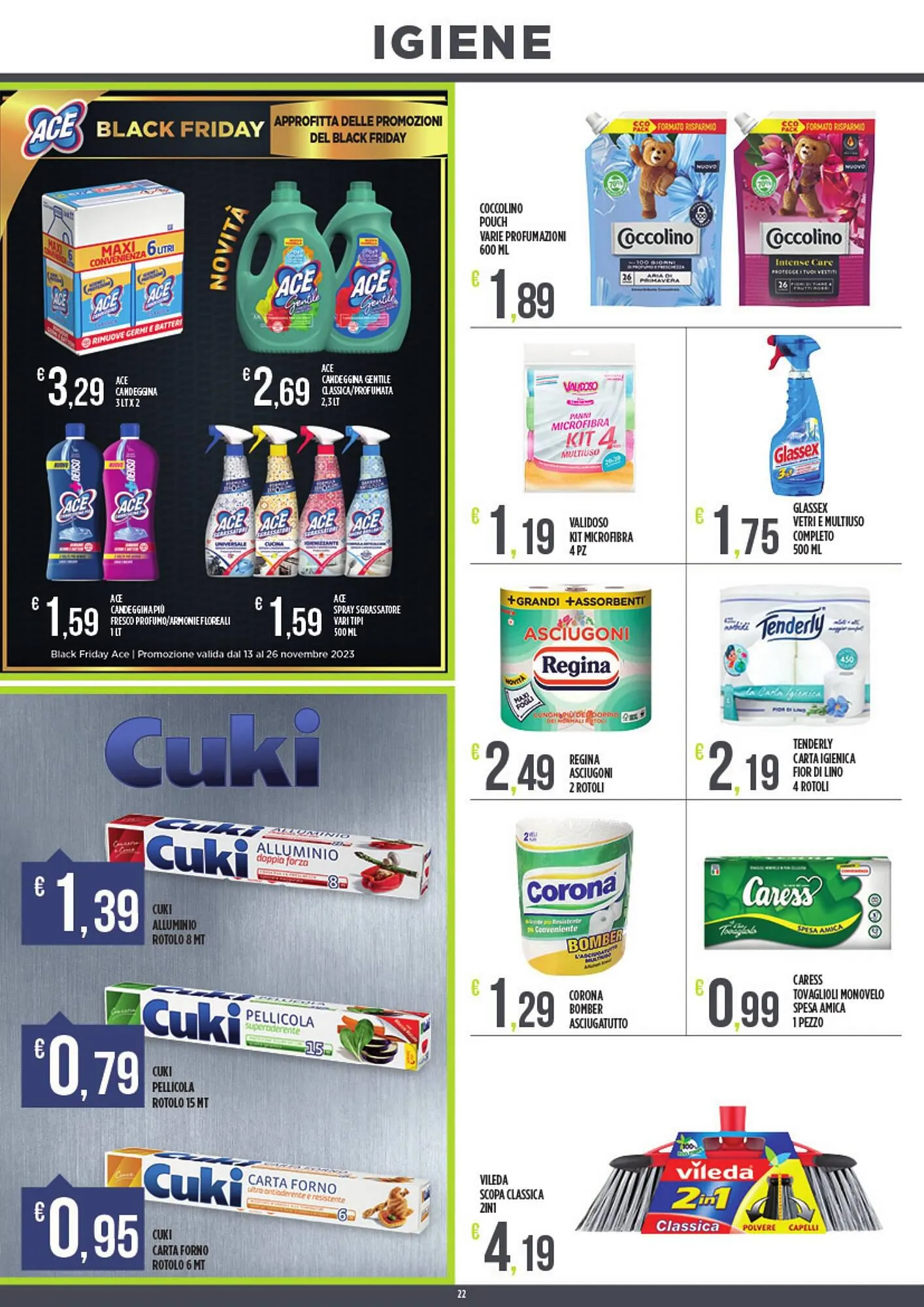 Volantino Euroesse da 13 novembre a 26 novembre di 2023 - Pagina del volantino 22