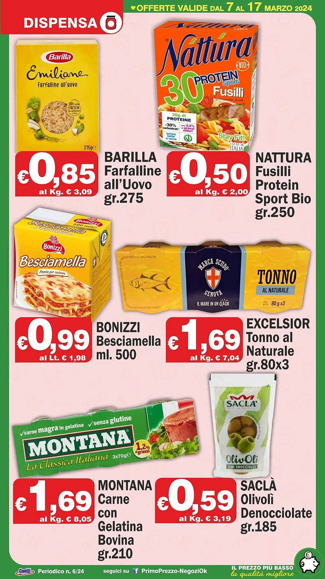 Volantino Primo Prezzo da 7 marzo a 17 marzo di 2024 - Pagina del volantino 7