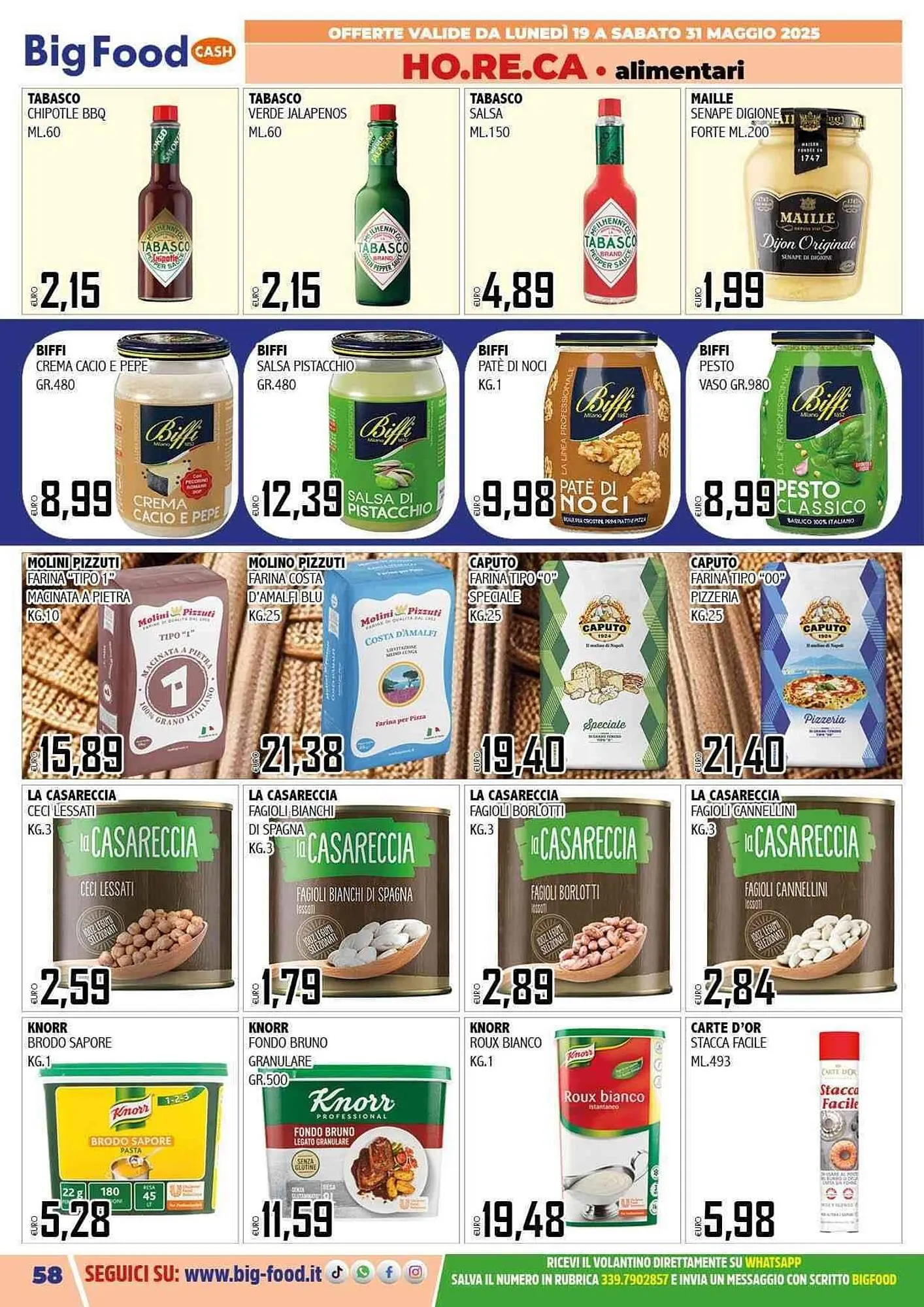 Volantino Big Food da 19 maggio a 31 maggio di 2025 - Pagina del volantino 58