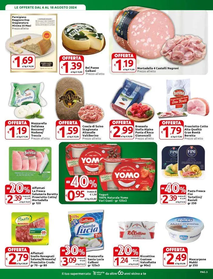 Sconti fino al 40% da 6 agosto a 18 agosto di 2024 - Pagina del volantino 3