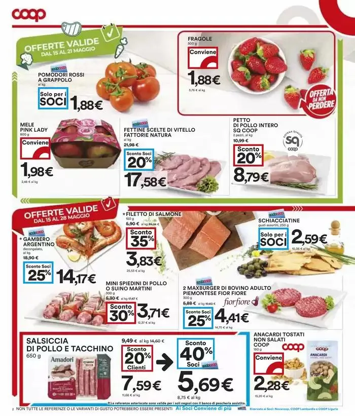 Offerte TOP da 15 maggio a 28 maggio di 2025 - Pagina del volantino 2