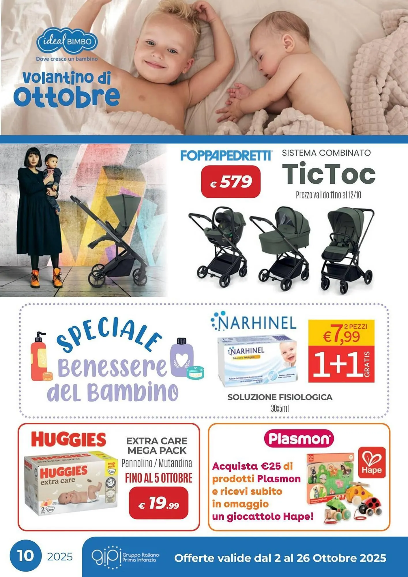 Volantino Ideal Bimbo da 2 ottobre a 26 ottobre di 2025 - Pagina del volantino 1