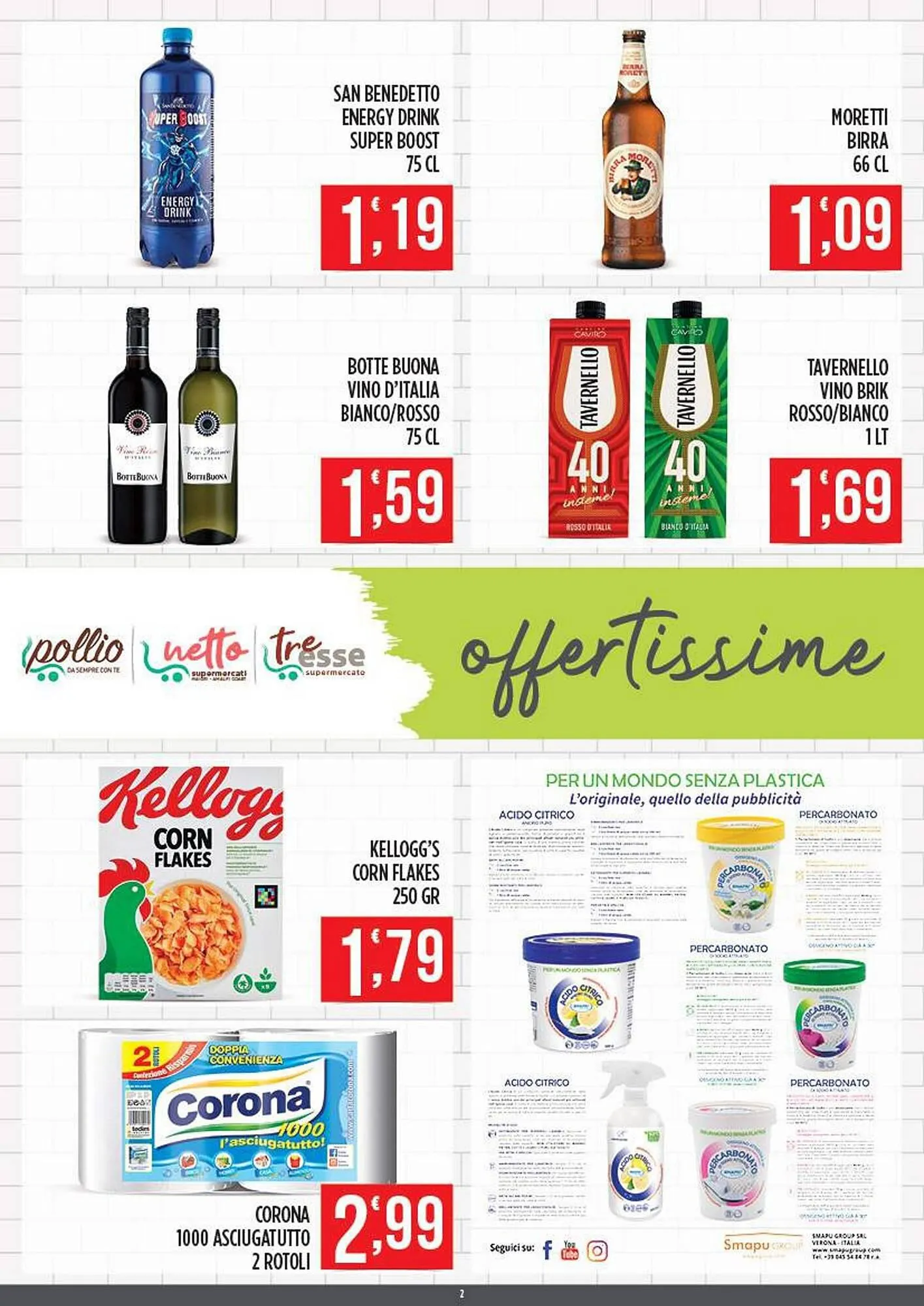 Volantino Supermercato Pollio da 15 aprile a 28 aprile di 2024 - Pagina del volantino 2