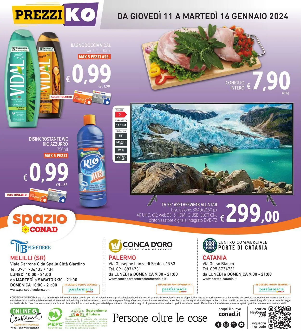 Conad - Spazio - Palermo Volantino attuale da 11 gennaio a 16 gennaio di 2024 - Pagina del volantino 12