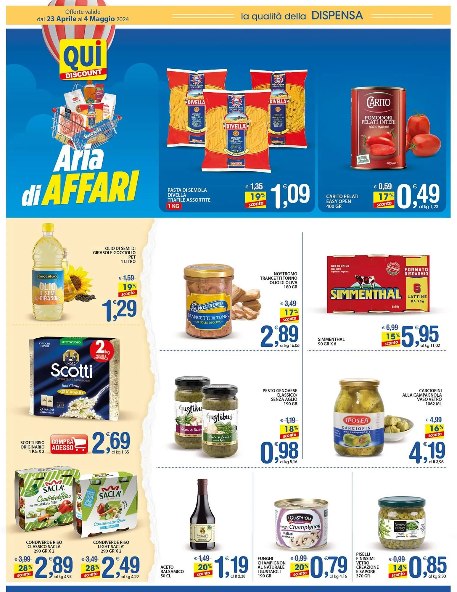 Volantino Qui Discount da 23 aprile a 4 maggio di 2024 - Pagina del volantino 4