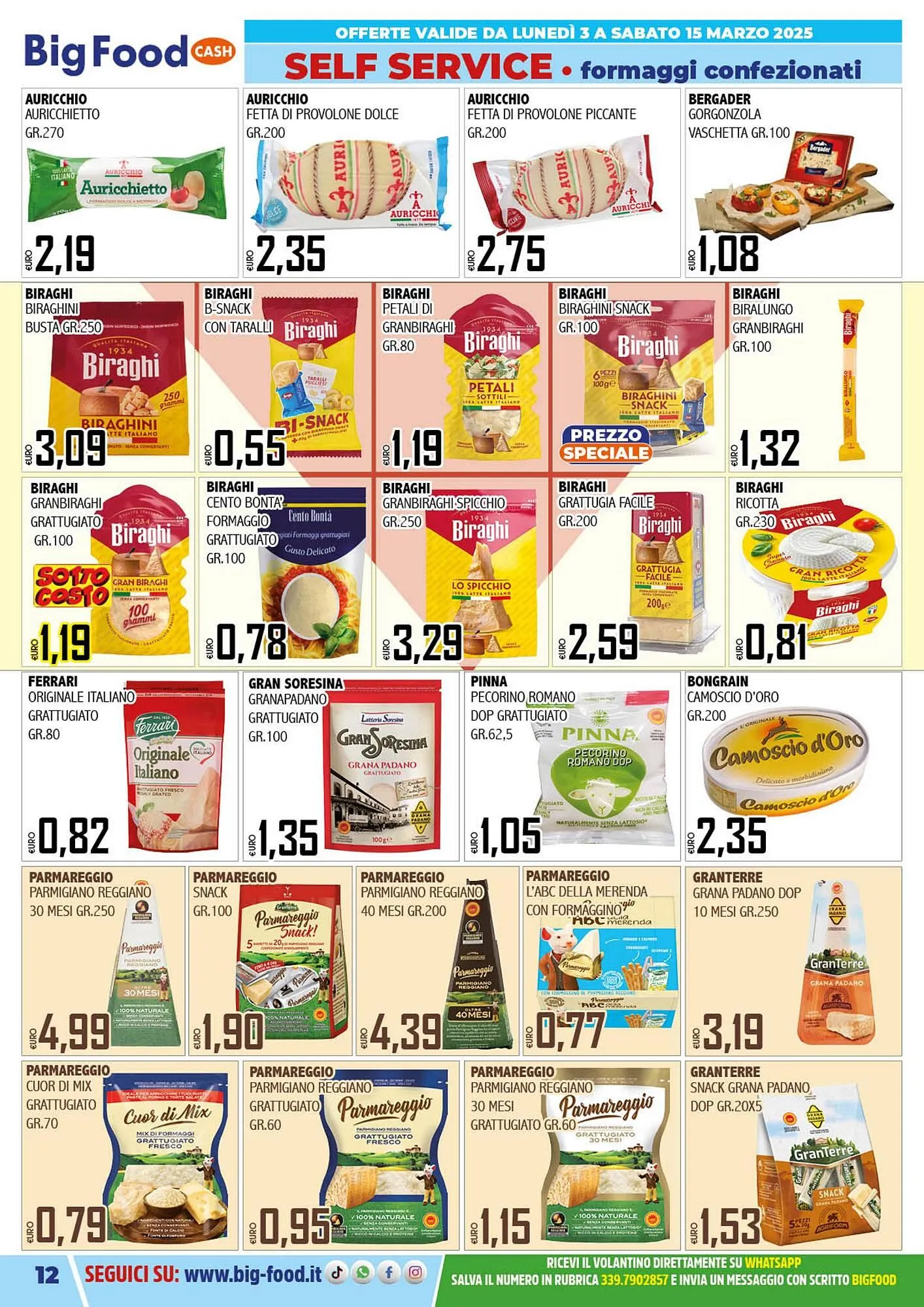 Volantino Big Food da 3 marzo a 15 marzo di 2025 - Pagina del volantino 12