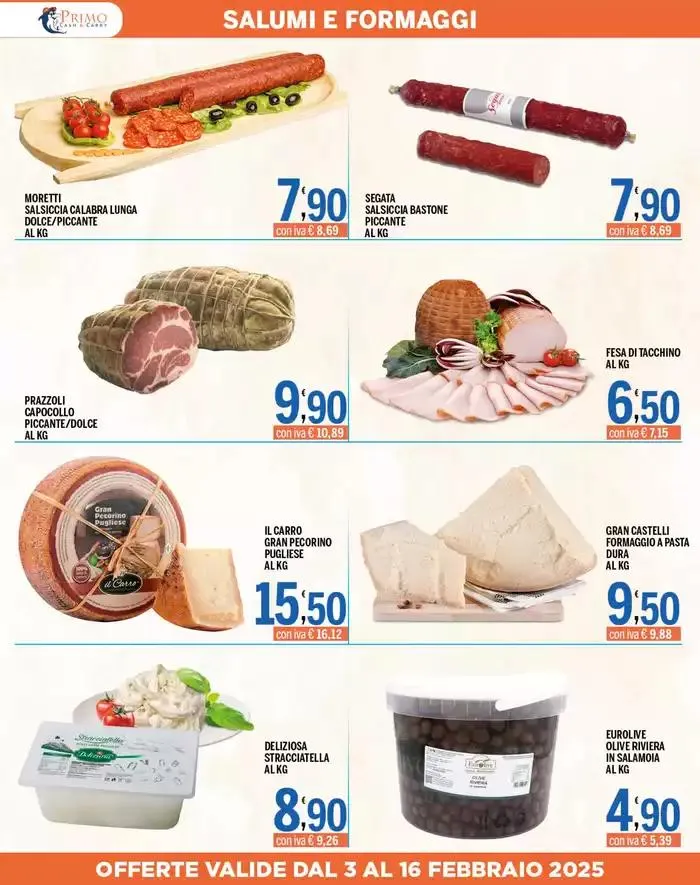 Il Primo Cash Supermercato! da 3 febbraio a 16 febbraio di 2025 - Pagina del volantino 3