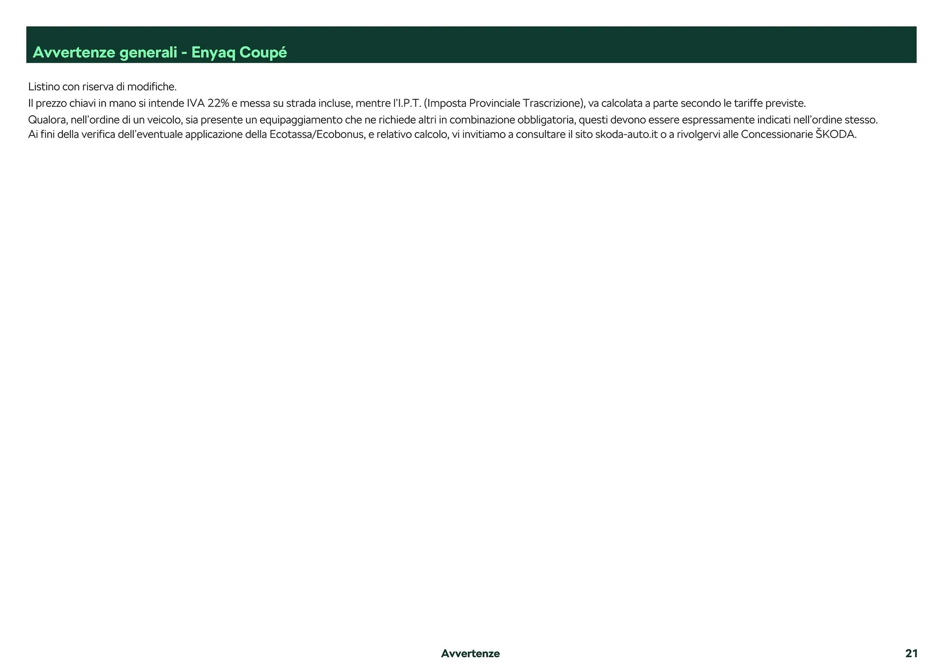 Volantino Skoda Enyaq Coupé da 26 febbraio a 28 dicembre di 2024 - Pagina del volantino 15