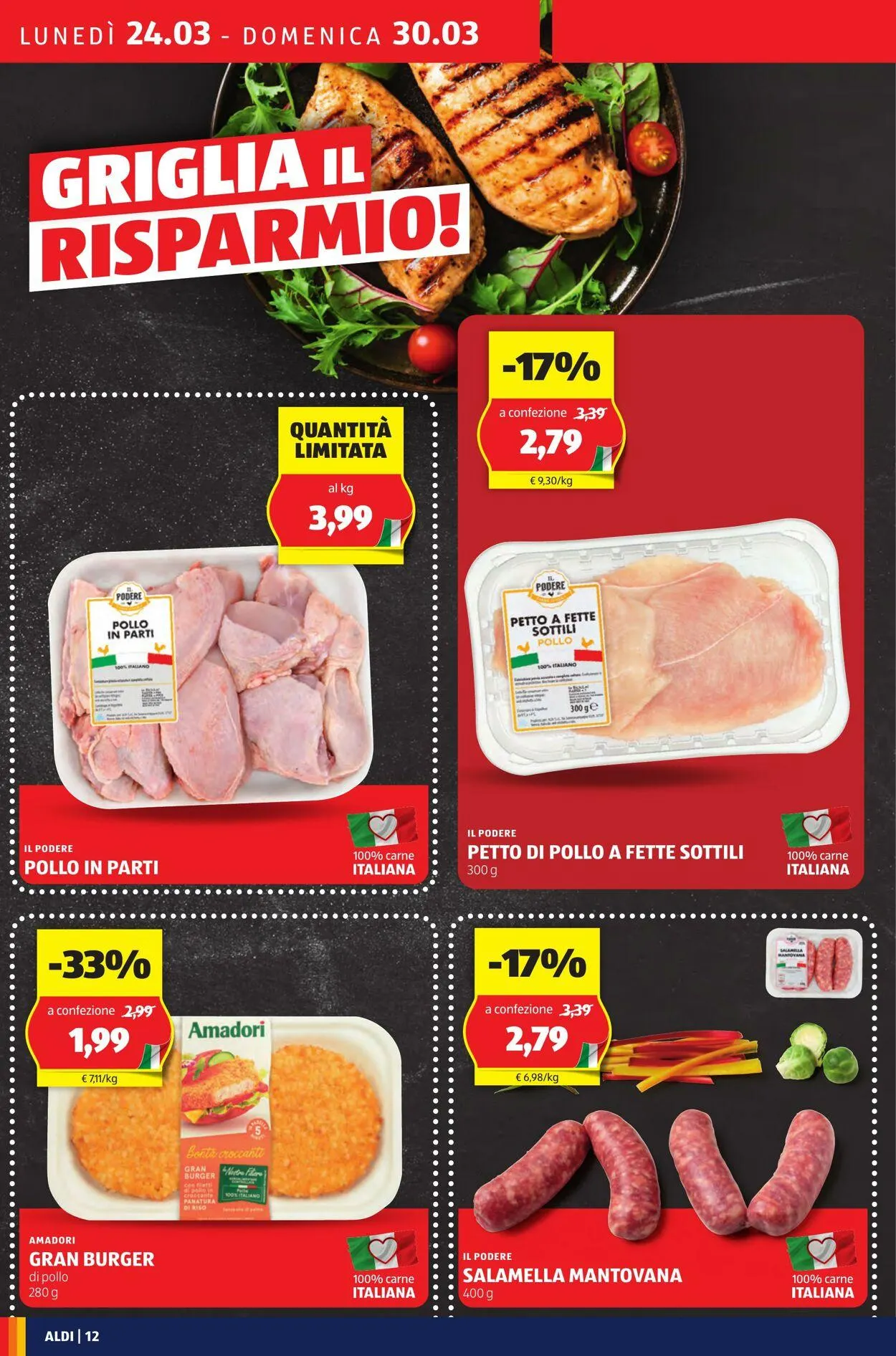 Aldi Volantino attuale da 24 marzo a 30 marzo di 2025 - Pagina del volantino 12