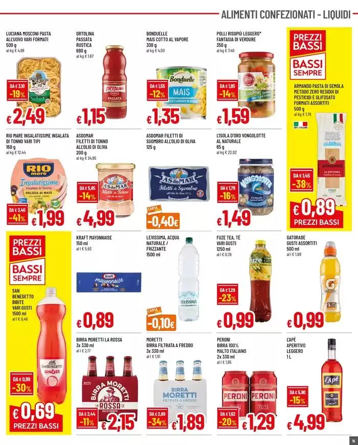 Prezzi ancora piu bassi da 8 maggio a 21 maggio di 2025 - Pagina del volantino 15
