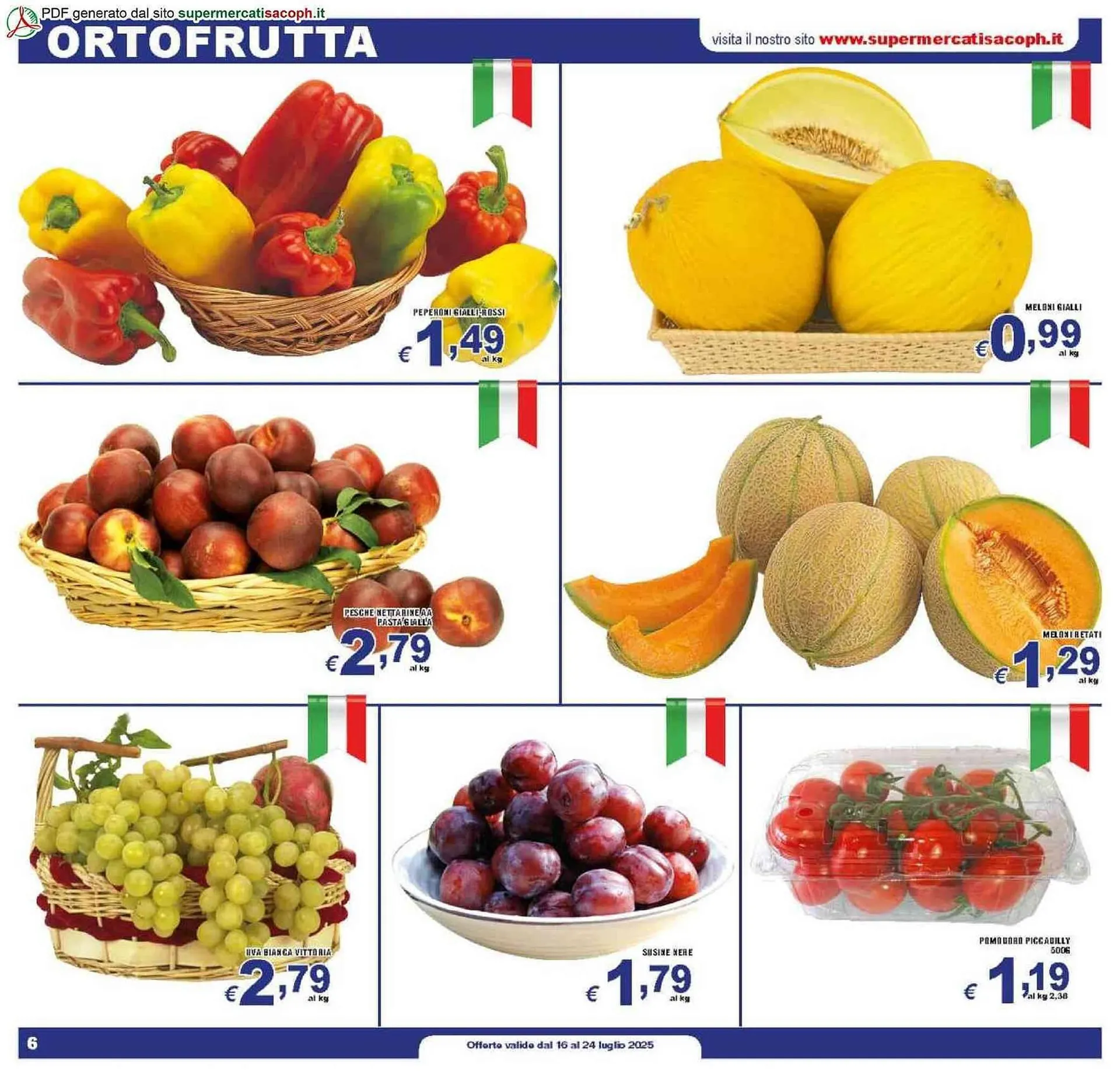 Volantino Sacoph da 16 luglio a 24 luglio di 2025 - Pagina del volantino 6