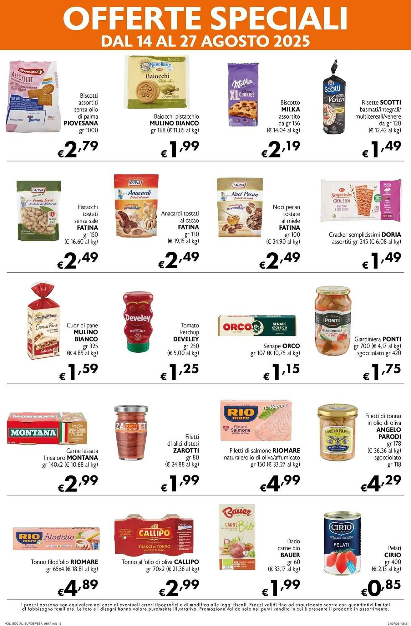 Volantino Eurospesa da 14 agosto a 27 agosto di 2025 - Pagina del volantino 5