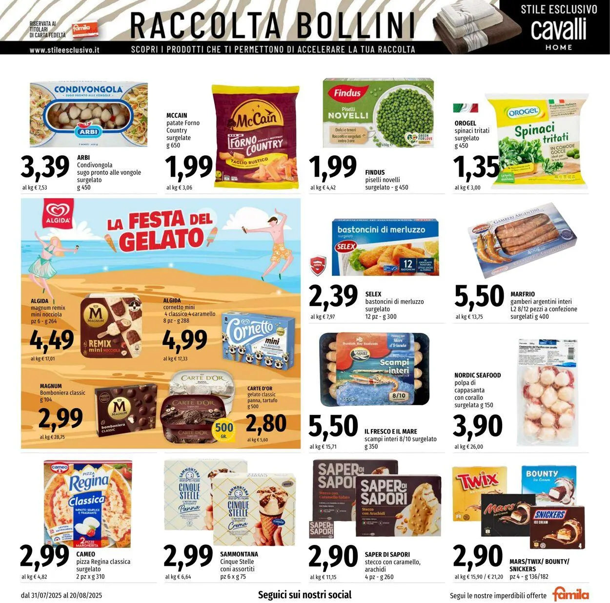 Famila Volantino attuale da 31 luglio a 20 agosto di 2025 - Pagina del volantino 7