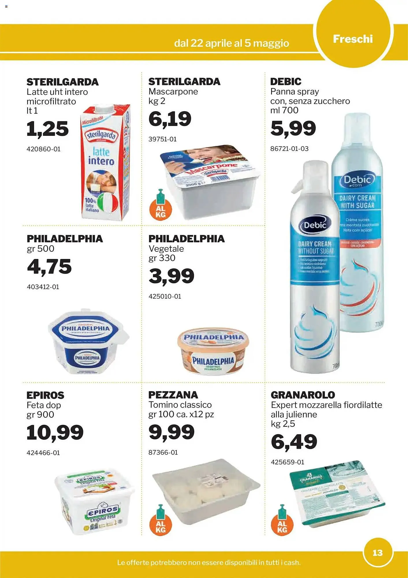 Volantino GrosMarket da 22 aprile a 5 maggio di 2026 - Pagina del volantino 13