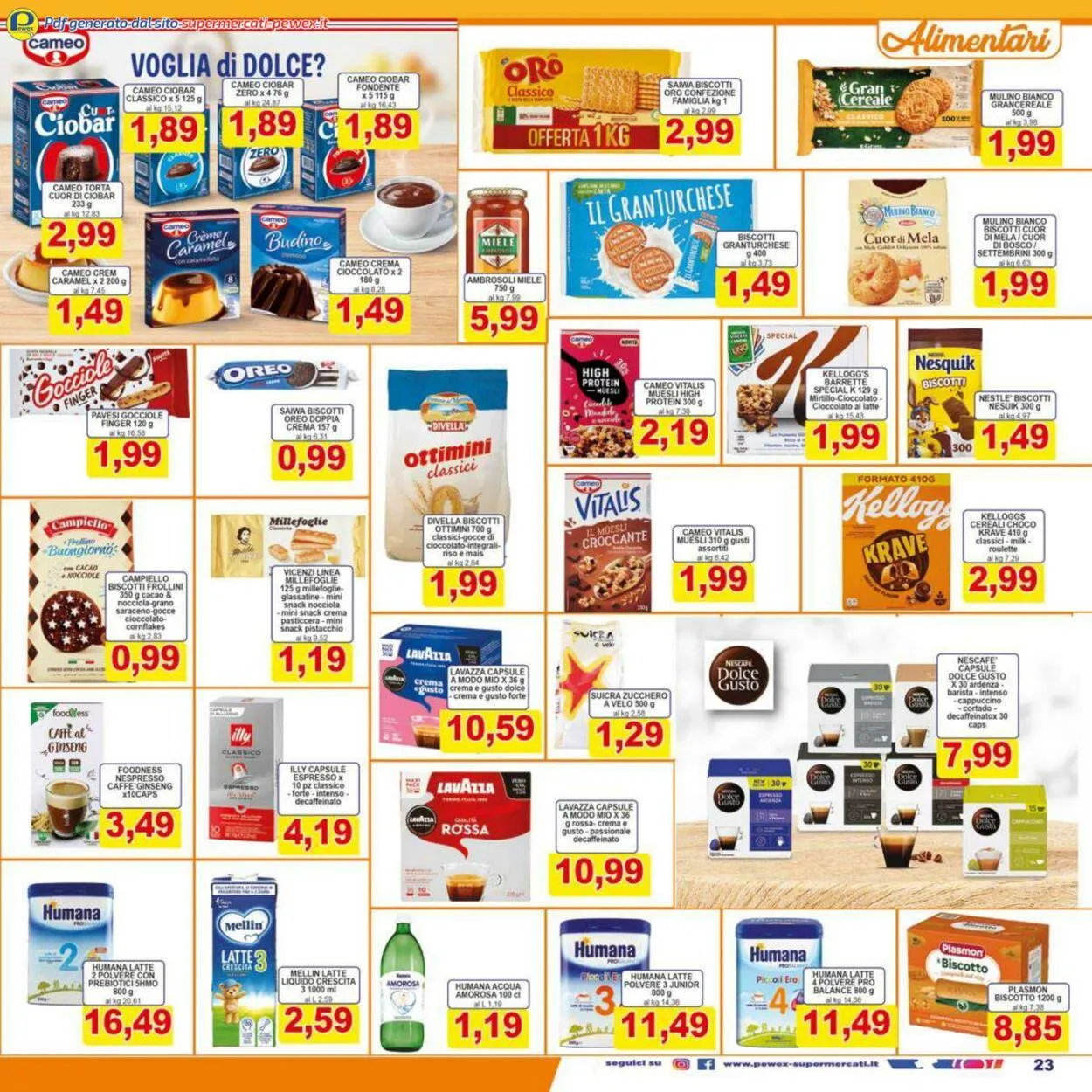Pewex Volantino attuale da 15 dicembre a 29 dicembre di 2025 - Pagina del volantino 23