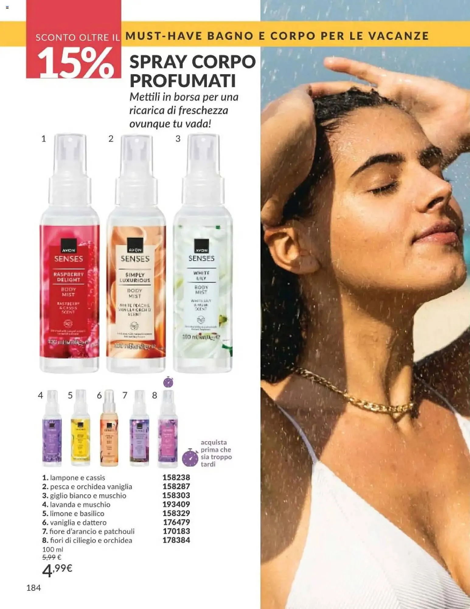 Catalogo Avon da 1 maggio a 31 maggio di 2026 - Pagina del volantino 184