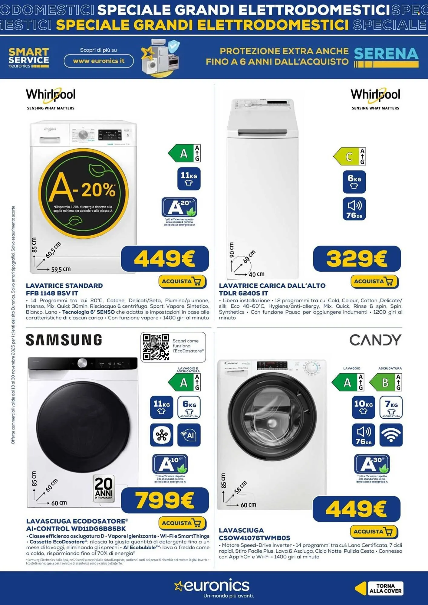 Volantino Euronics da 13 novembre a 30 novembre di 2025 - Pagina del volantino 8