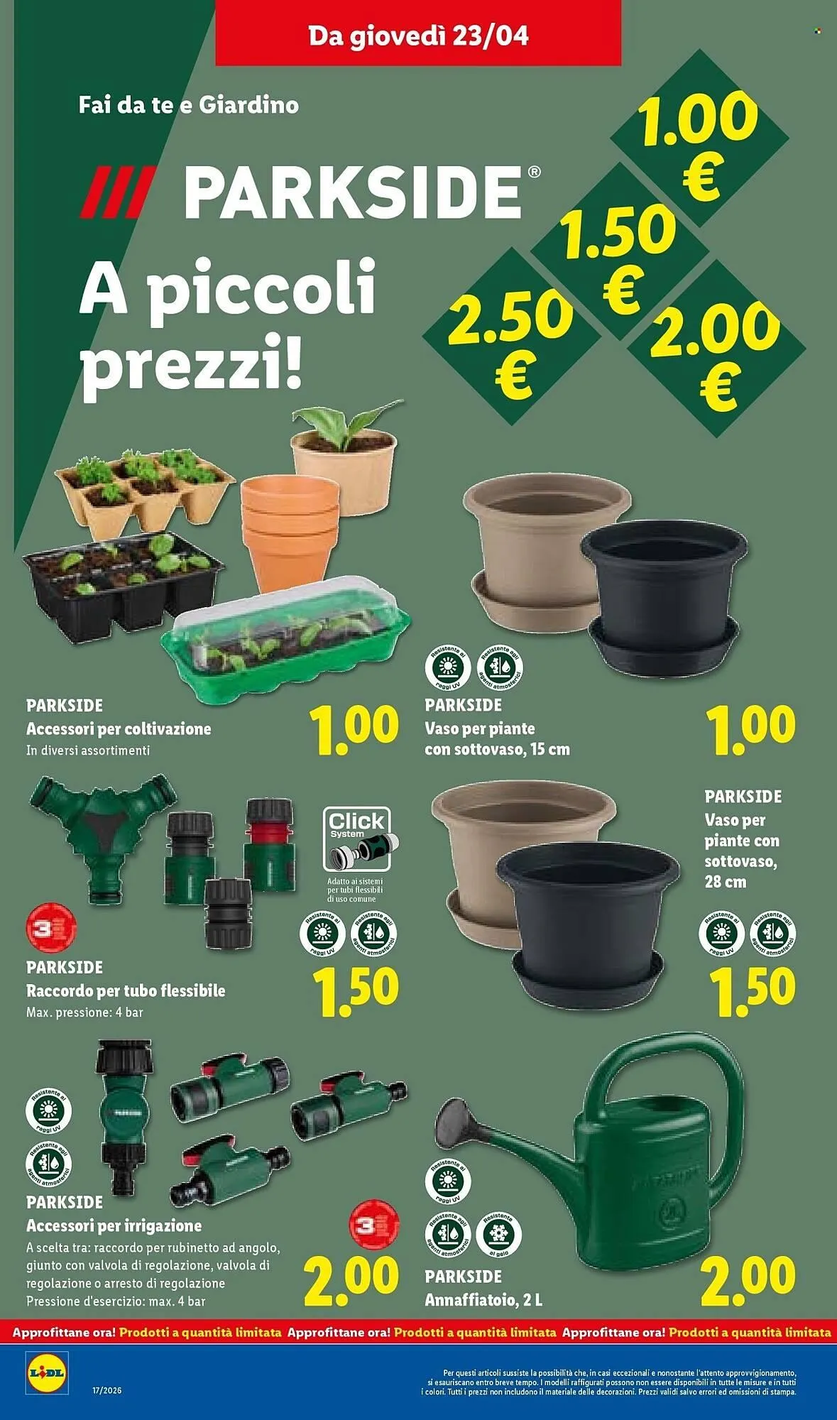 Volantino Lidl da 23 aprile a 29 aprile di 2026 - Pagina del volantino 26