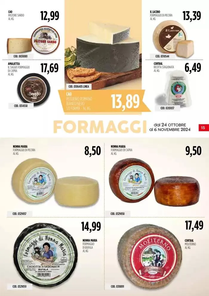 Offerte Carico Cash & Carry da 24 ottobre a 6 novembre di 2024 - Pagina del volantino 15