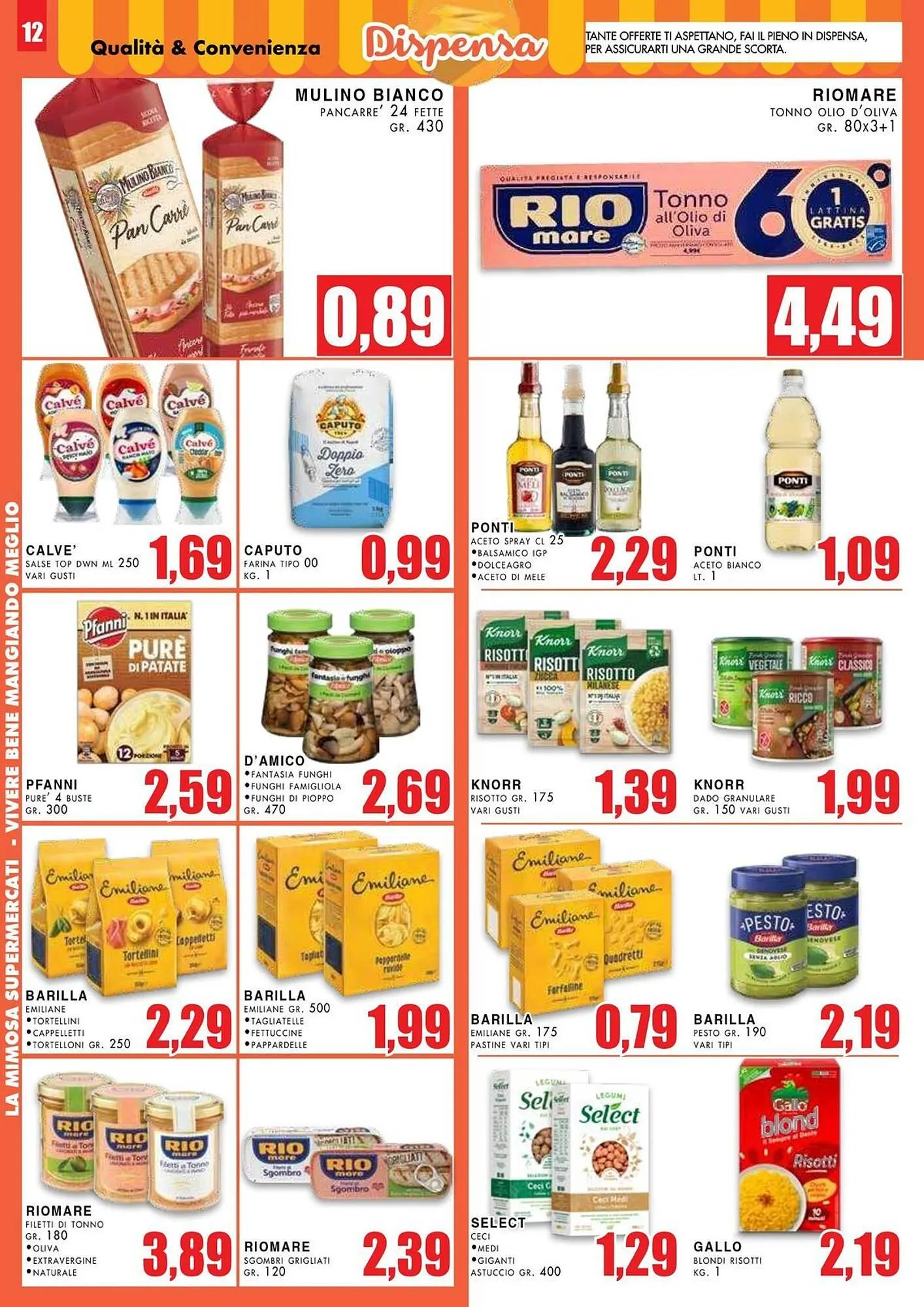 Volantino La Mimosa Supermercati da 20 ottobre a 2 novembre di 2025 - Pagina del volantino 12