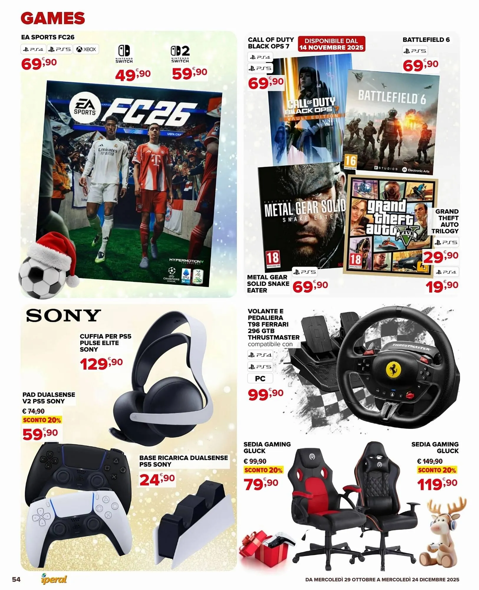Volantino Iperal da 29 ottobre a 24 dicembre di 2025 - Pagina del volantino 54