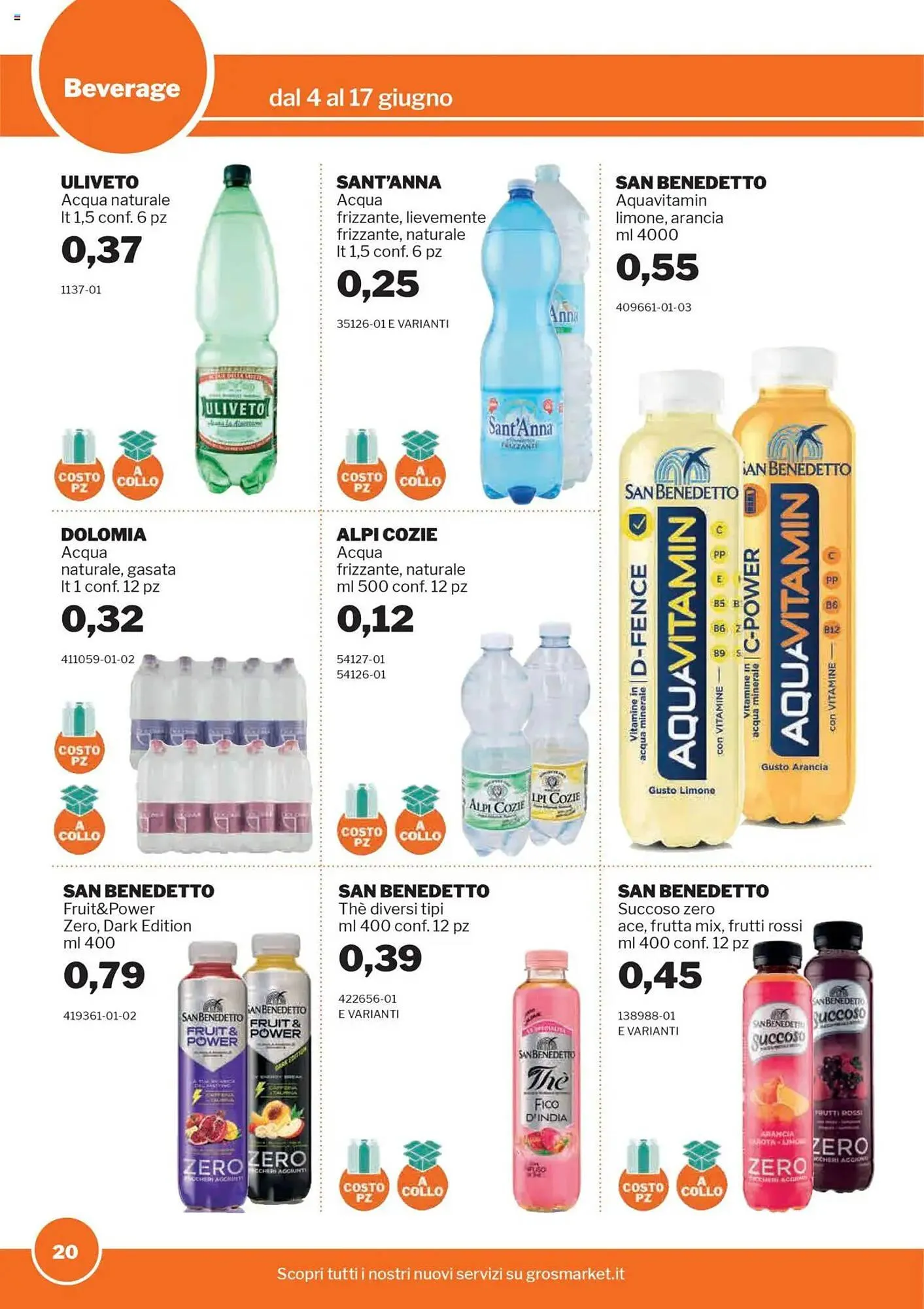 Volantino GrosMarket da 4 giugno a 17 giugno di 2025 - Pagina del volantino 20