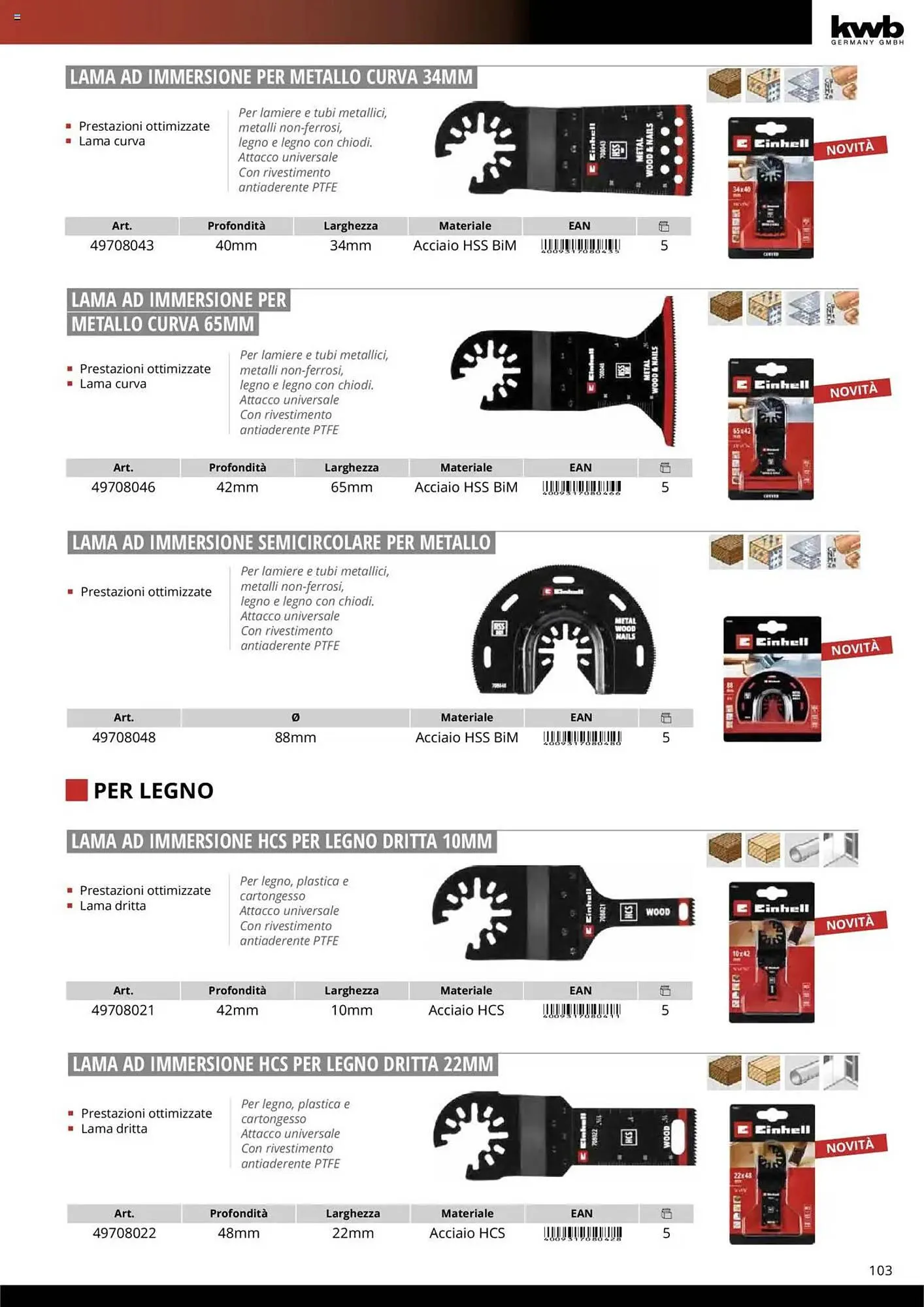 Volantino Einhell da 10 ottobre a 31 dicembre di 2025 - Pagina del volantino 105