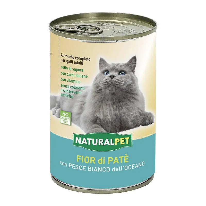 Naturalpet Cat Adult Pate' Pesce Bianco 400 gr 000504500