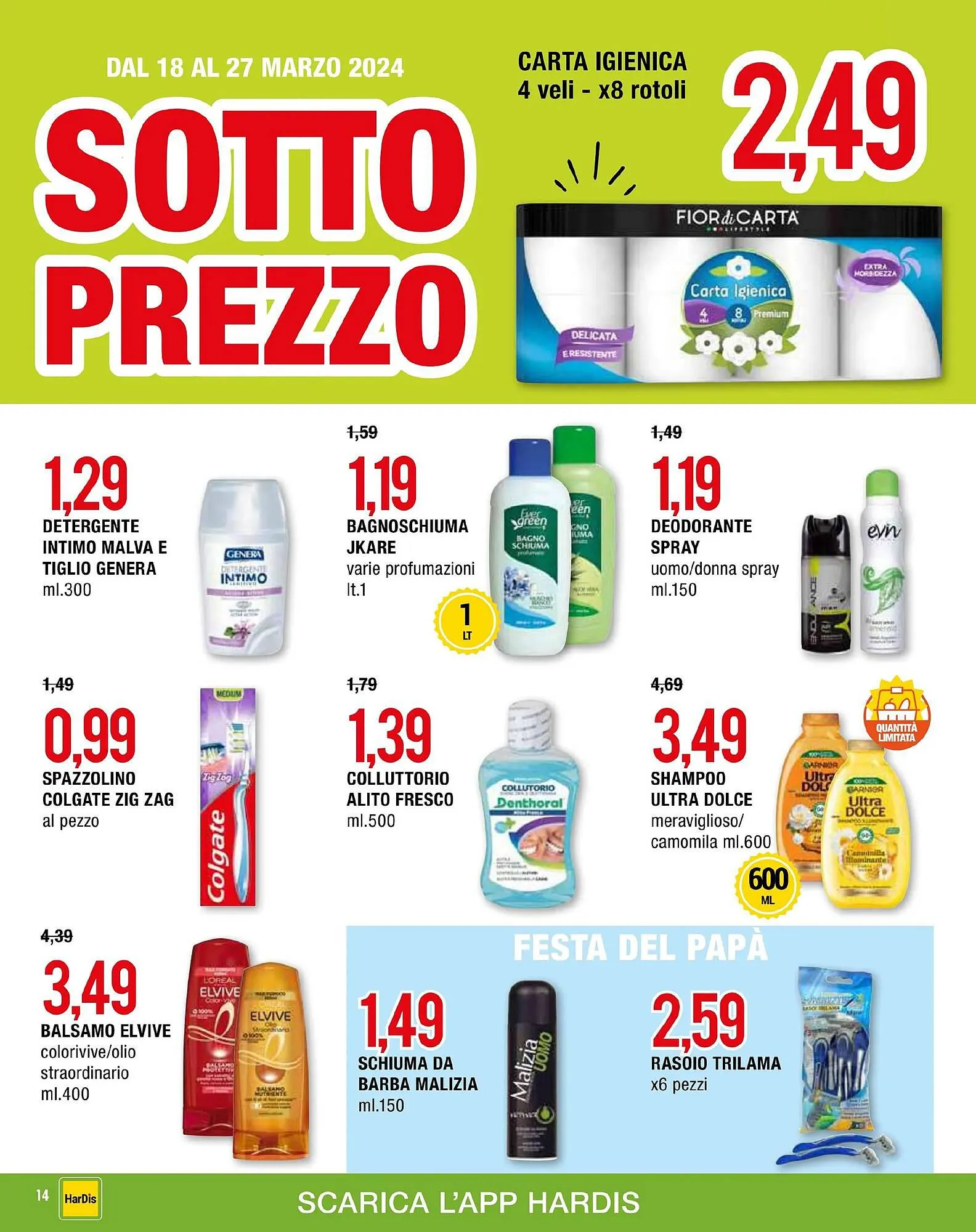 Volantino Hardis da 18 marzo a 27 marzo di 2024 - Pagina del volantino 14