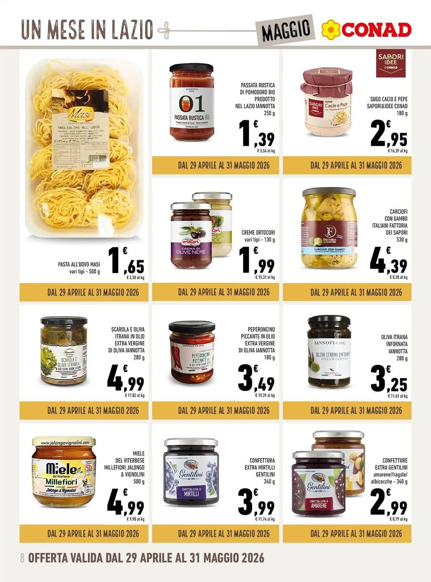 Volantino Conad da 1 maggio a 31 maggio di 2026 - Pagina del volantino 8