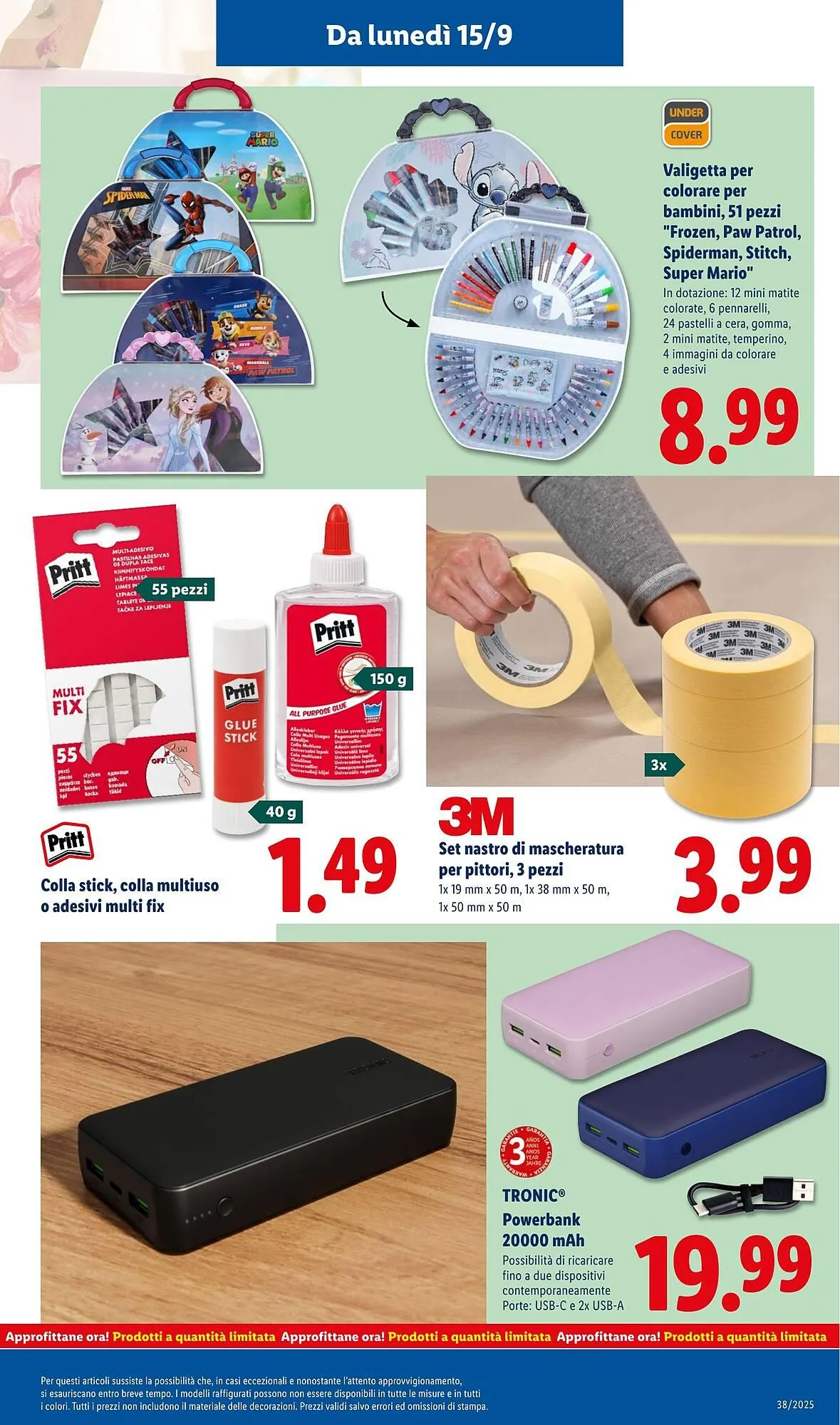 Volantino Lidl da 15 settembre a 21 settembre di 2025 - Pagina del volantino 45