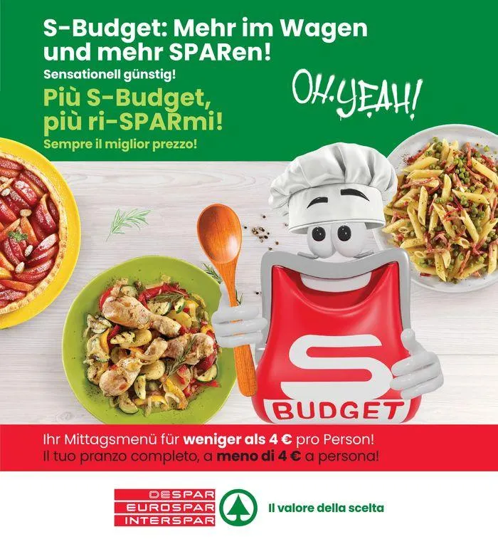 Più S-Budget, più ri-SPARmi! da 19 settembre a 2 ottobre di 2024 - Pagina del volantino 1