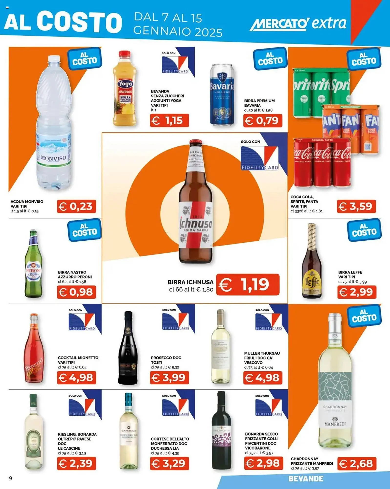 Volantino Mercatò Extra da 7 gennaio a 19 gennaio di 2025 - Pagina del volantino 9