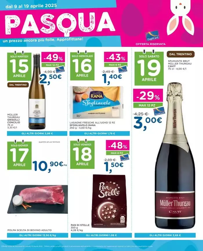 Una Paqua da 9 aprile a 22 aprile di 2025 - Pagina del volantino 3