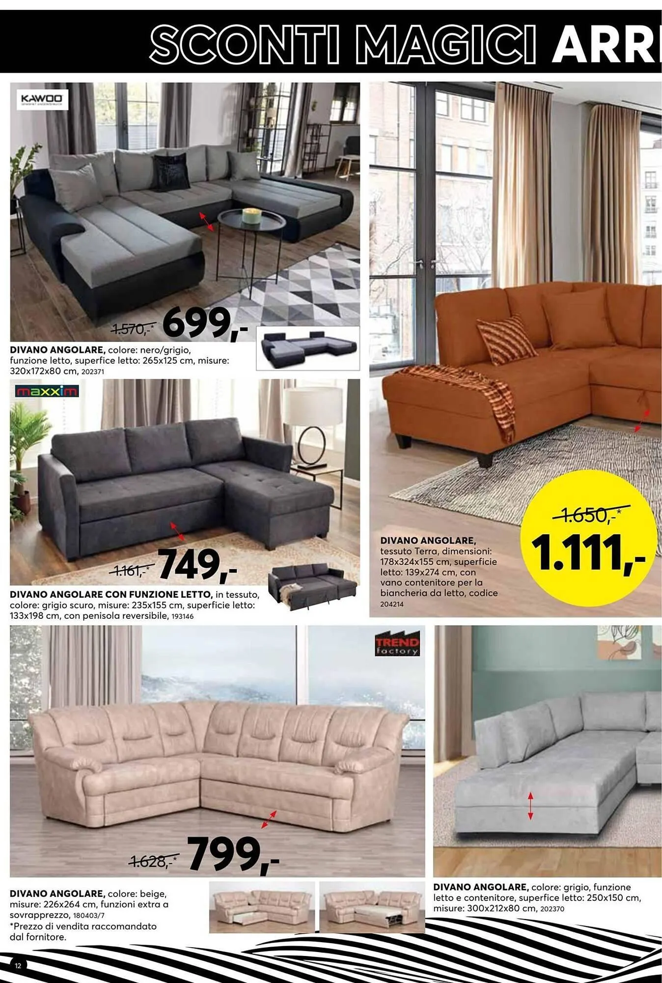 Volantino Dipo Arredamenti da 4 dicembre a 18 dicembre di 2025 - Pagina del volantino 12