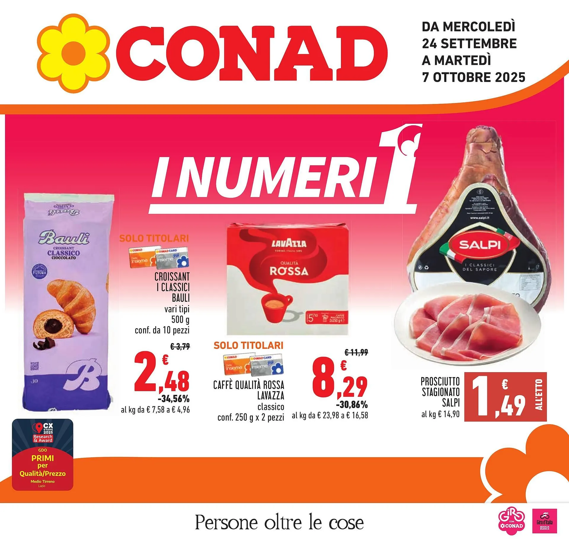 Volantino Conad da 24 settembre a 7 ottobre di 2025 - Pagina del volantino 1
