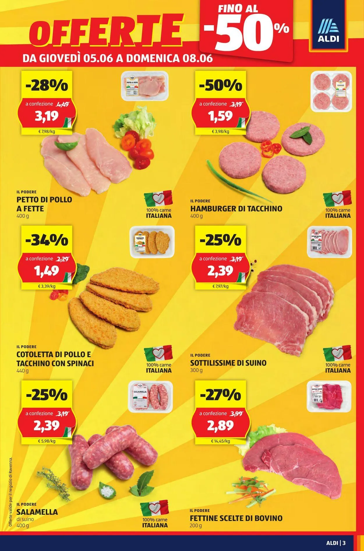 Aldi Volantino attuale da 22 giugno a 6 luglio di 2025 - Pagina del volantino 3