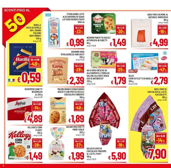 SCONTI FINO AL 50% da 31 marzo a 8 aprile di 2025 - Pagina del volantino 2