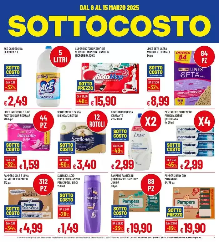 SOTTOCOSTO da 6 marzo a 15 marzo di 2025 - Pagina del volantino 7