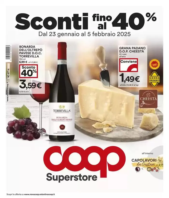 Sconti Fino al 40 % da 23 gennaio a 5 febbraio di 2025 - Pagina del volantino 1