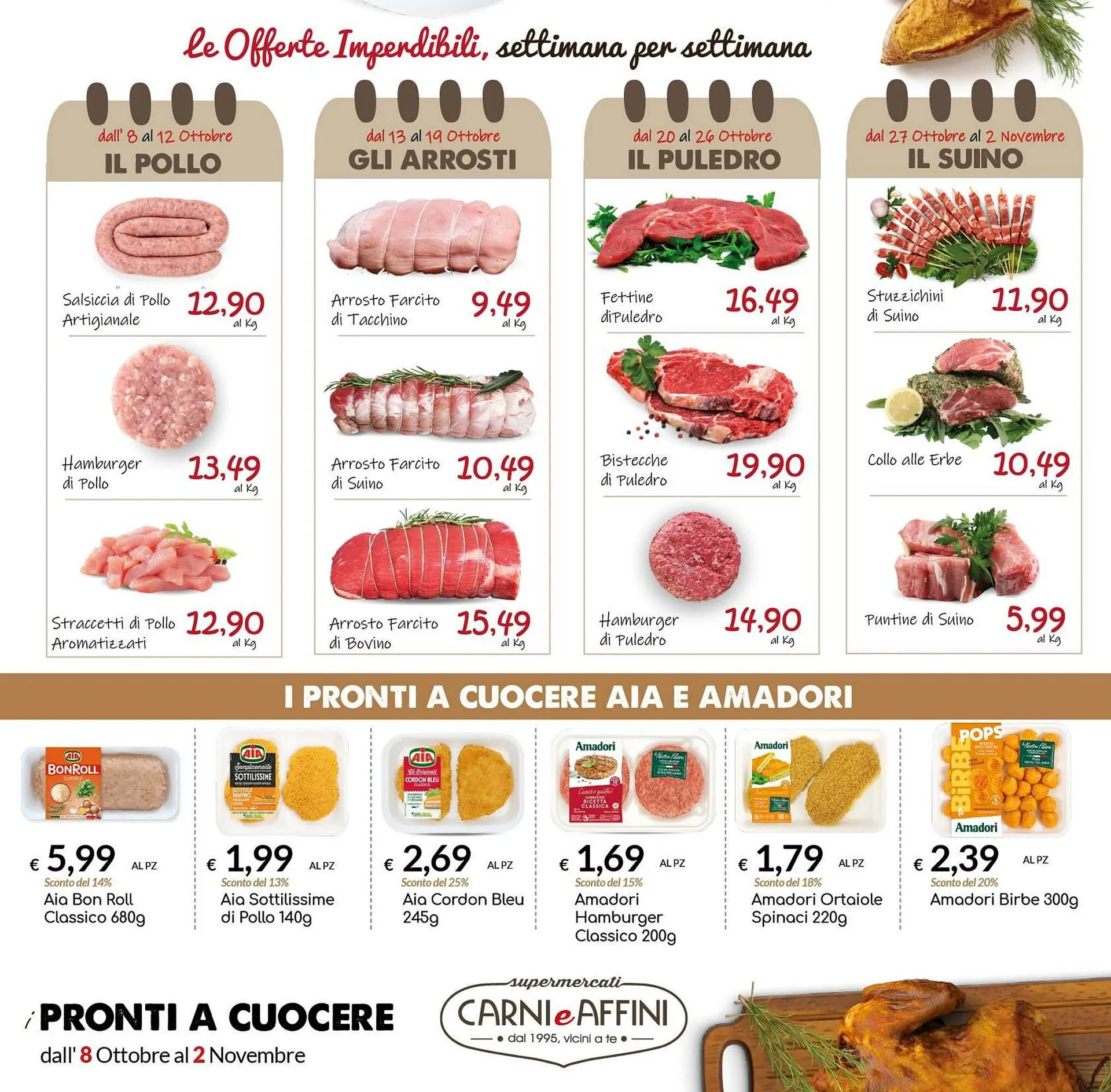 Volantino Carni e Affini Supermercati da 8 ottobre a 2 novembre di 2025 - Pagina del volantino 2