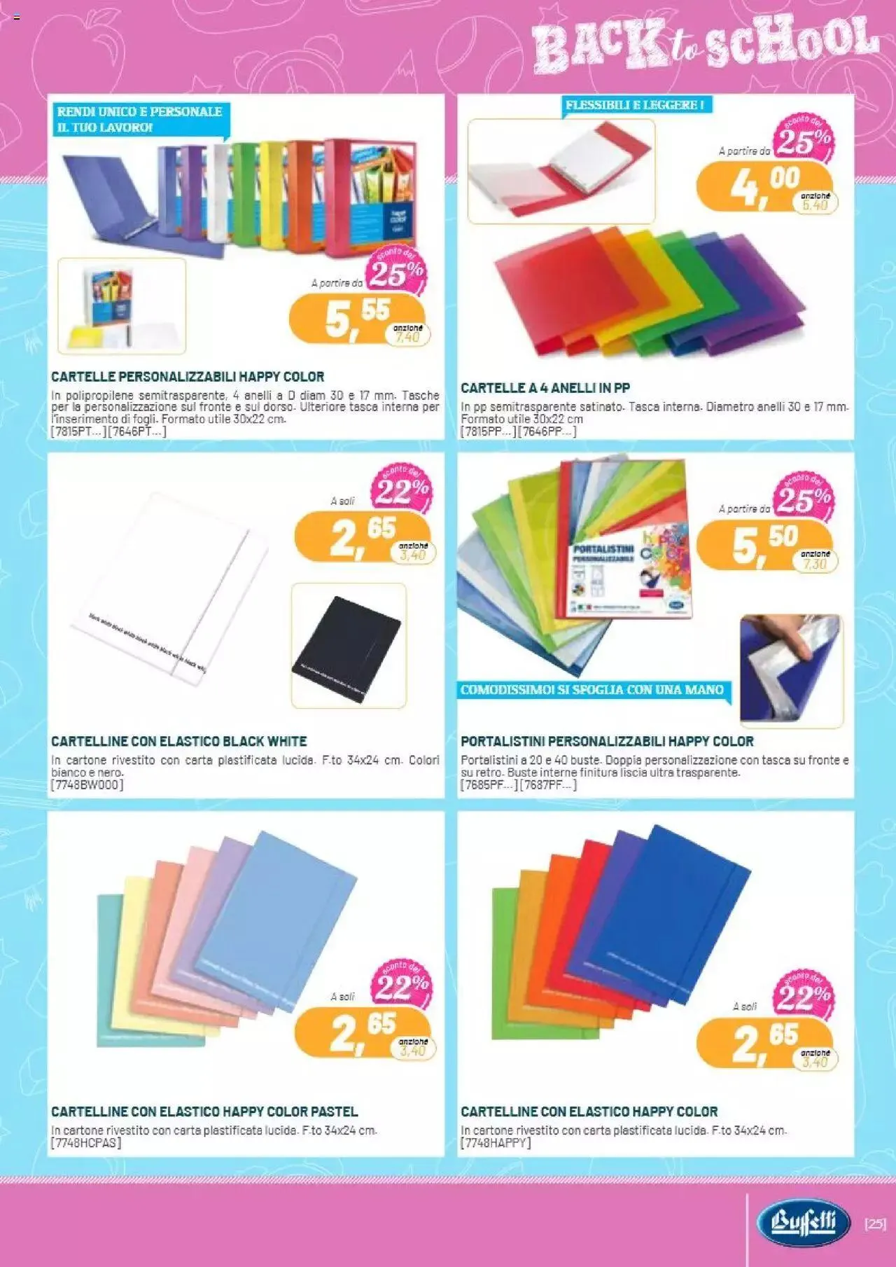 Volantino Buffetti da 1 luglio a 30 settembre di 2023 - Pagina del volantino 25