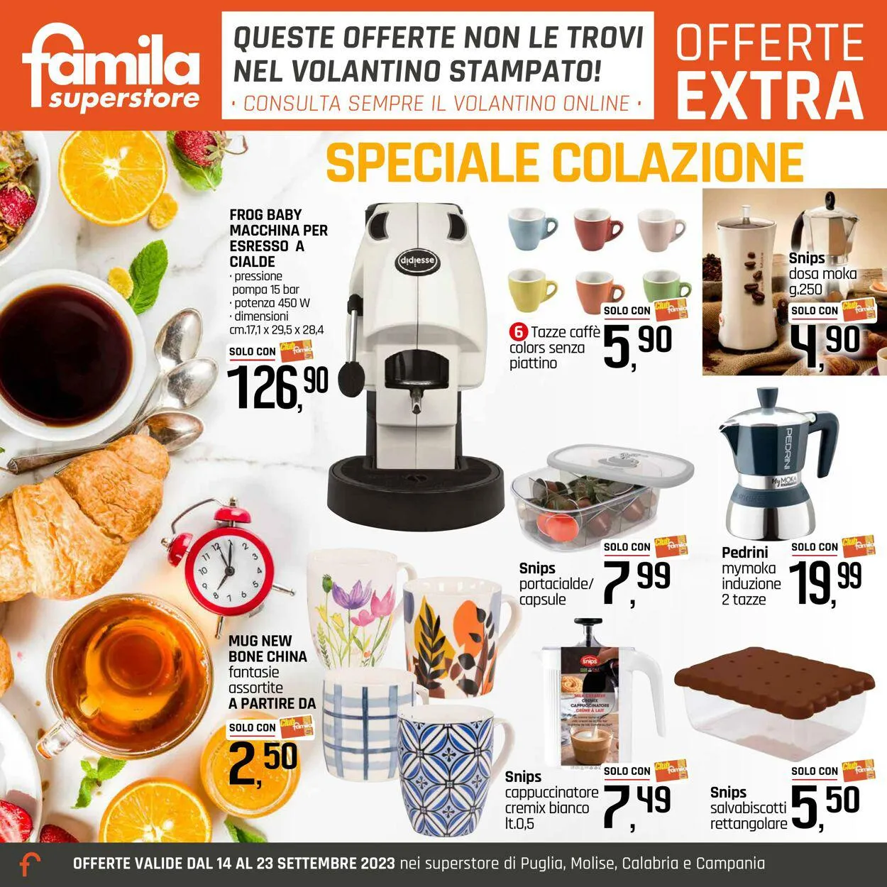 Famila Volantino attuale da 14 settembre a 23 settembre di 2023 - Pagina del volantino 17